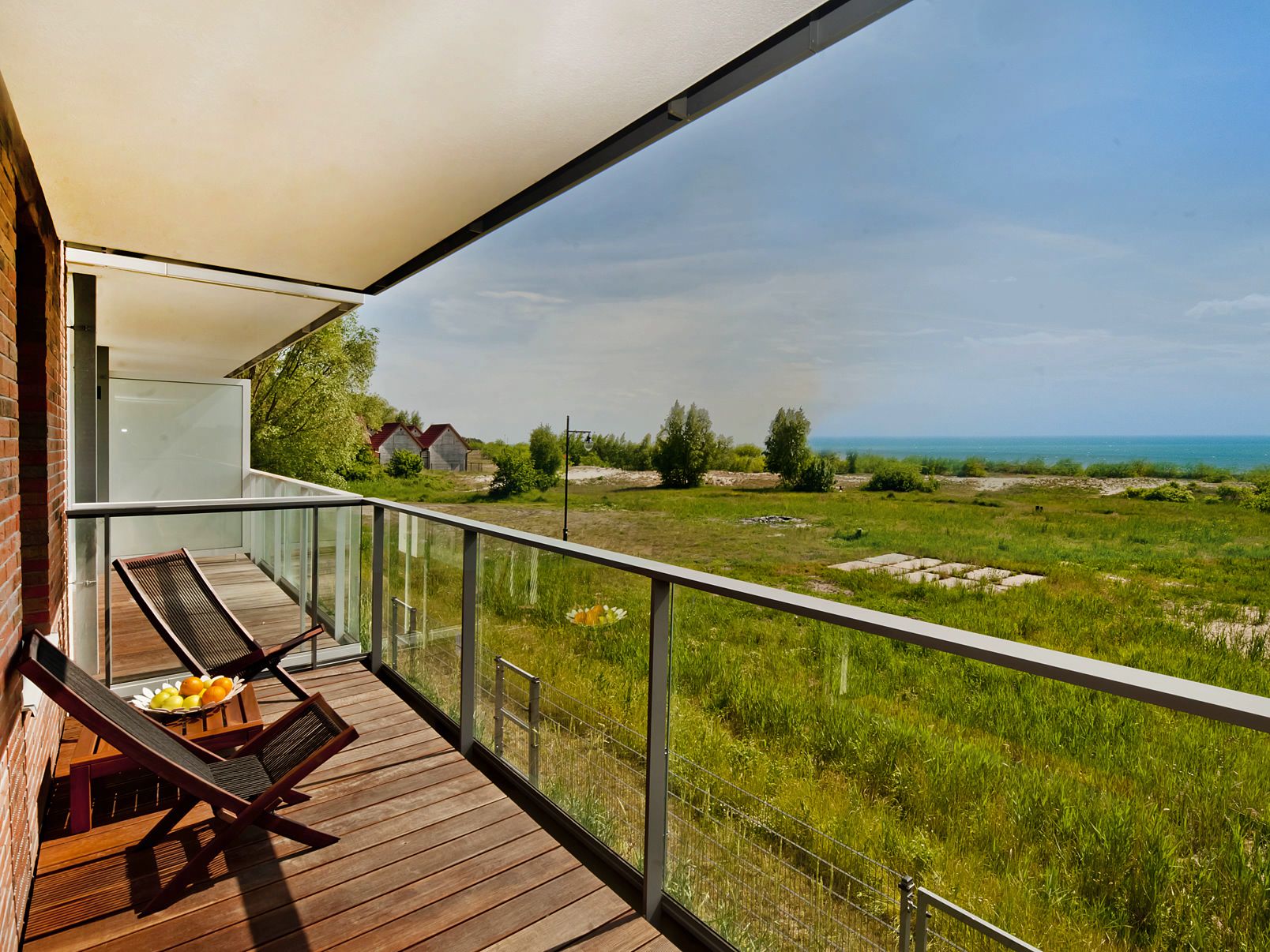 Apartment, 1 Bedroom, Sea View (ul. Abrahama 24/A15) | Terrace/patio