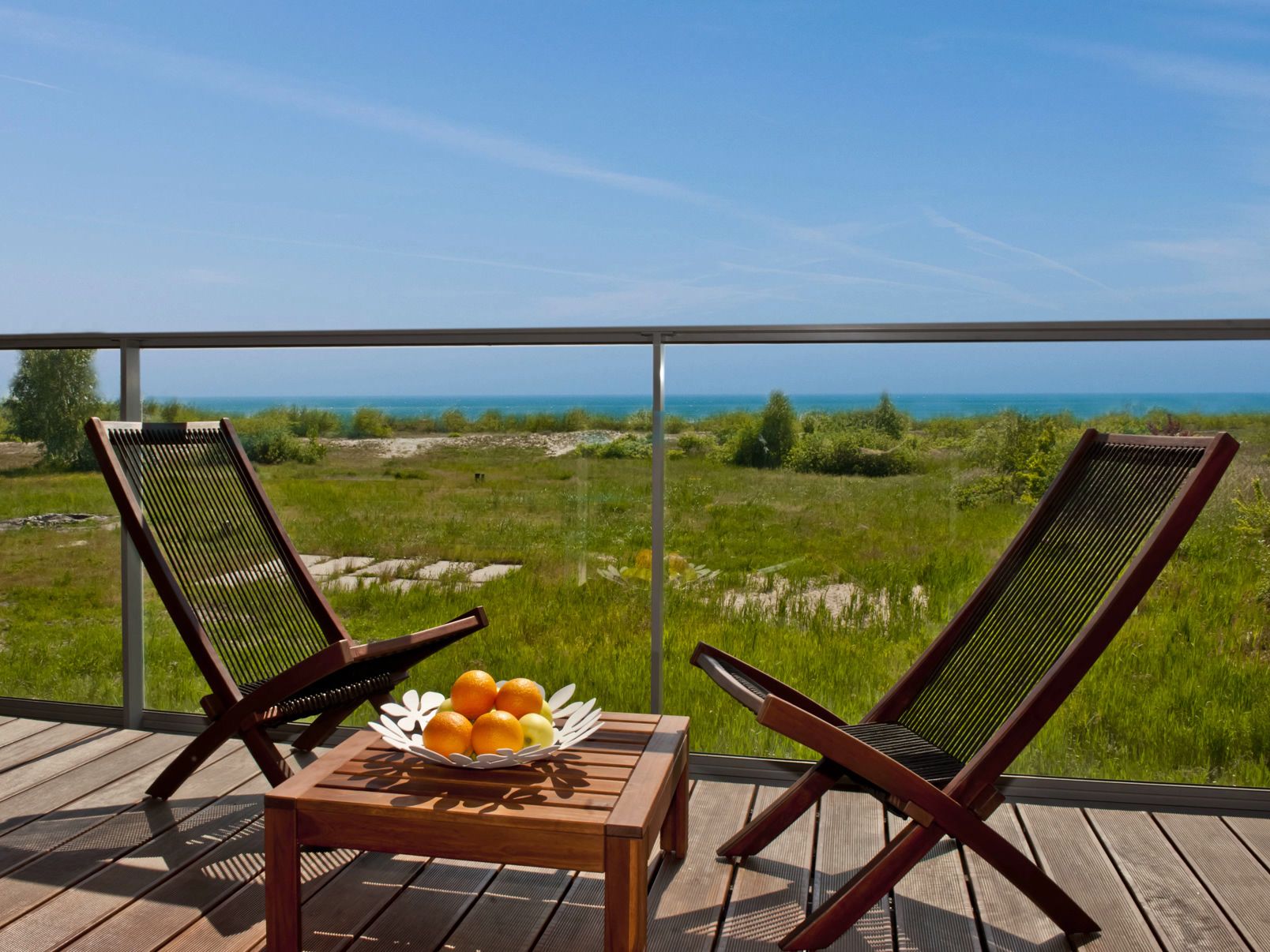 Apartment, 1 Bedroom, Sea View (ul. Abrahama 24/A15) | Terrace/patio