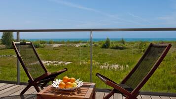 Apartment, 1 Bedroom, Sea View (ul. Abrahama 24/A15) | Terrace/patio