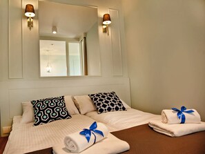 Departamento, 1 habitación, Terraza (ul. Abrahama 24/A7) | Tabla de planchar con plancha, wifi gratis y ropa de cama 