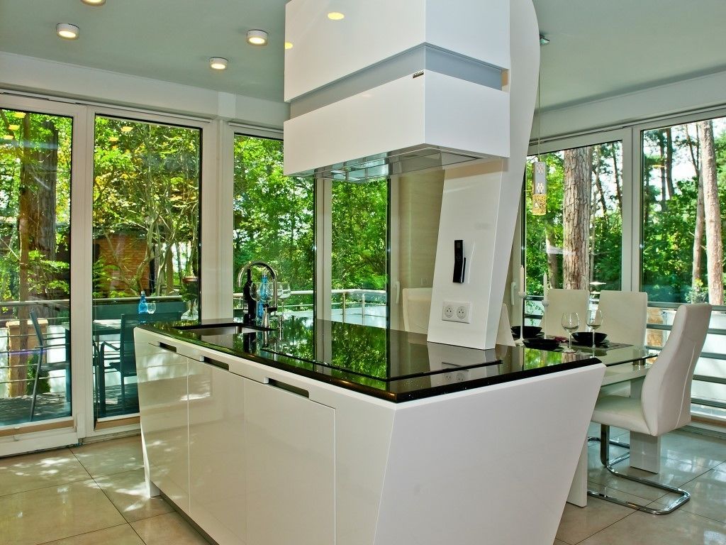 Duplex Three-Bedroom Apartment - Mestwina 28B/2 | Cocina privada | Refrigerador, parrilla de estufa, lavavajillas y tetera eléctrica 