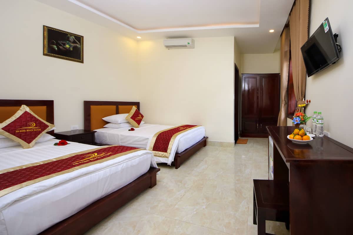 Family Twin Room, 2 Queen Beds, Accessible | Premium bedding, pillowtop beds, minibar, in-room safe
