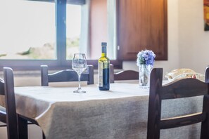 Standard Apartment, 2 Bedrooms, Patio, Ocean View | Private kitchen | Full-sized fridge, oven, stovetop, espresso maker - Babai Village - Abba Urci (Tertenia)