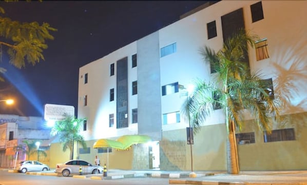 Front of property – evening/night