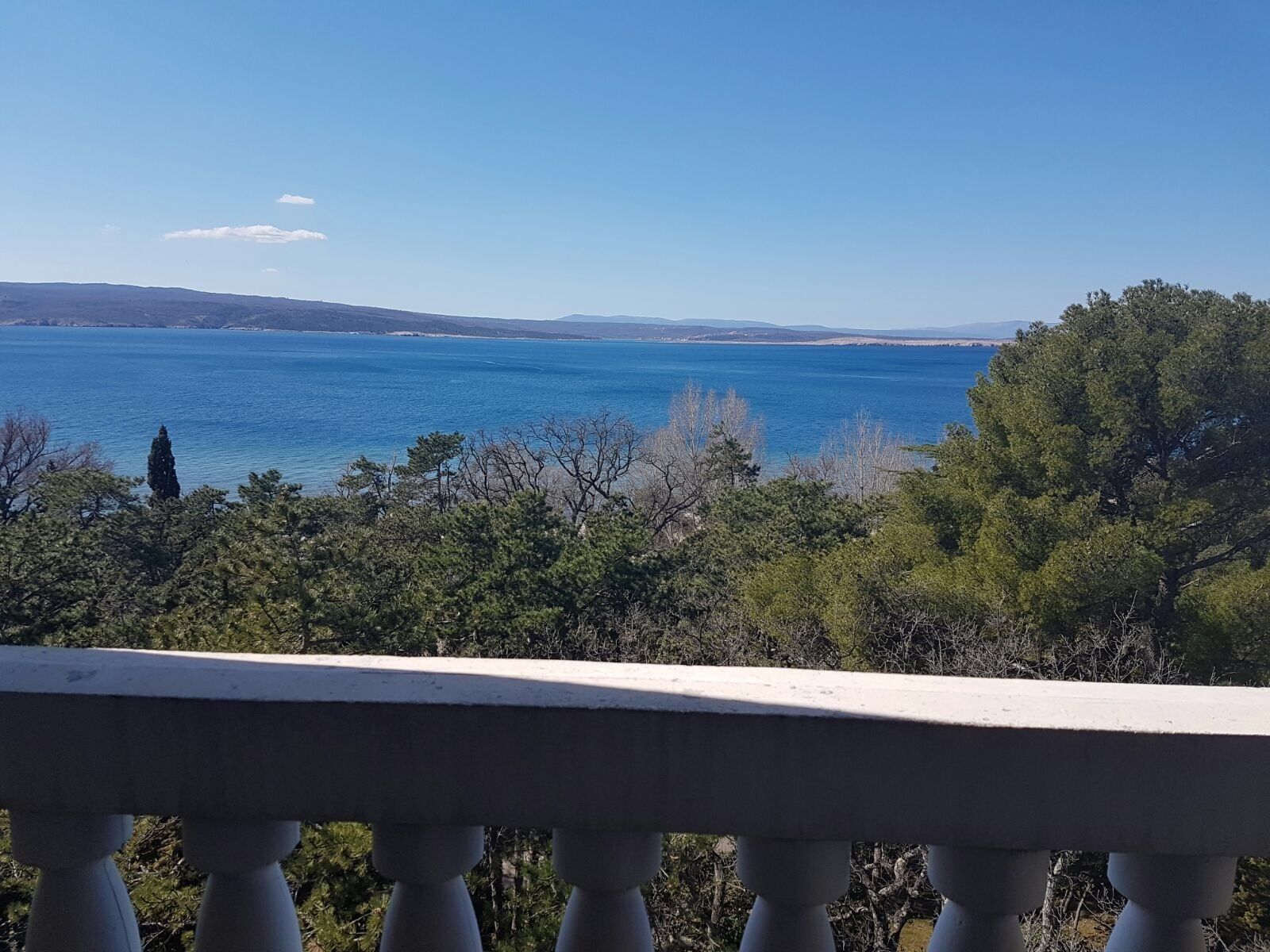 Blick von der Unterkunft