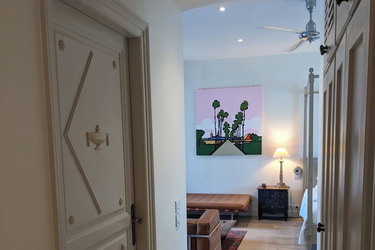 Deluxe Double Room, Sea View (Résidence principale 1er ) | Makan dalam bilik