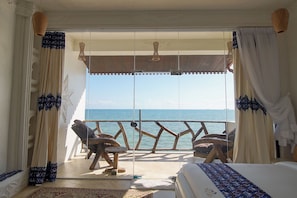 Chambre Double Exécutive | Vue sur la plage/l’océan