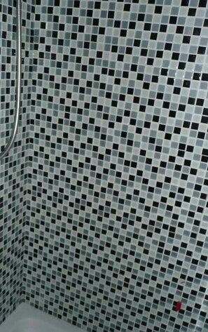 Douche, bidet, serviettes fournies