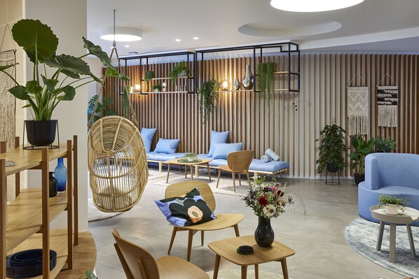 Sala de estar en el lobby