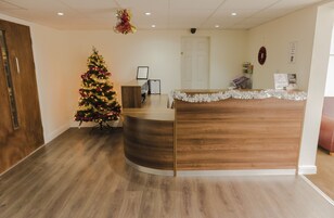 Mostrador para check-in y check-out