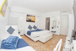 Romantic Suite, Terrace | Frette Italian sheets, premium bedding, down comforters