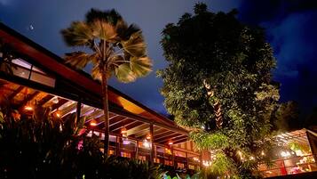 Outdoor wedding area