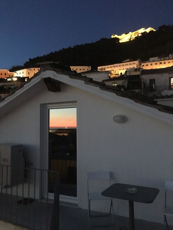 Blick von der Unterkunft