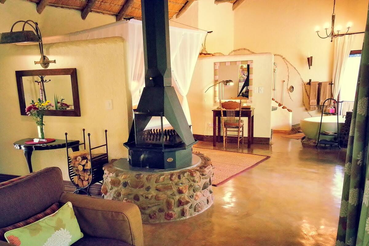Chalé superluxo, 1 quarto (Forest View) | 1 quarto, roupas de cama premium, cofres nos quartos, escrivaninha