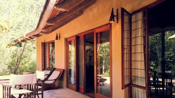 Luxury Chalet, 1 Bedroom (Forest View) | Terrace/patio
