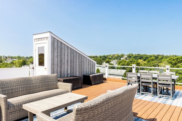 Appart'hôtel Luxe, 3 chambres, cheminée, vue port | Balcon