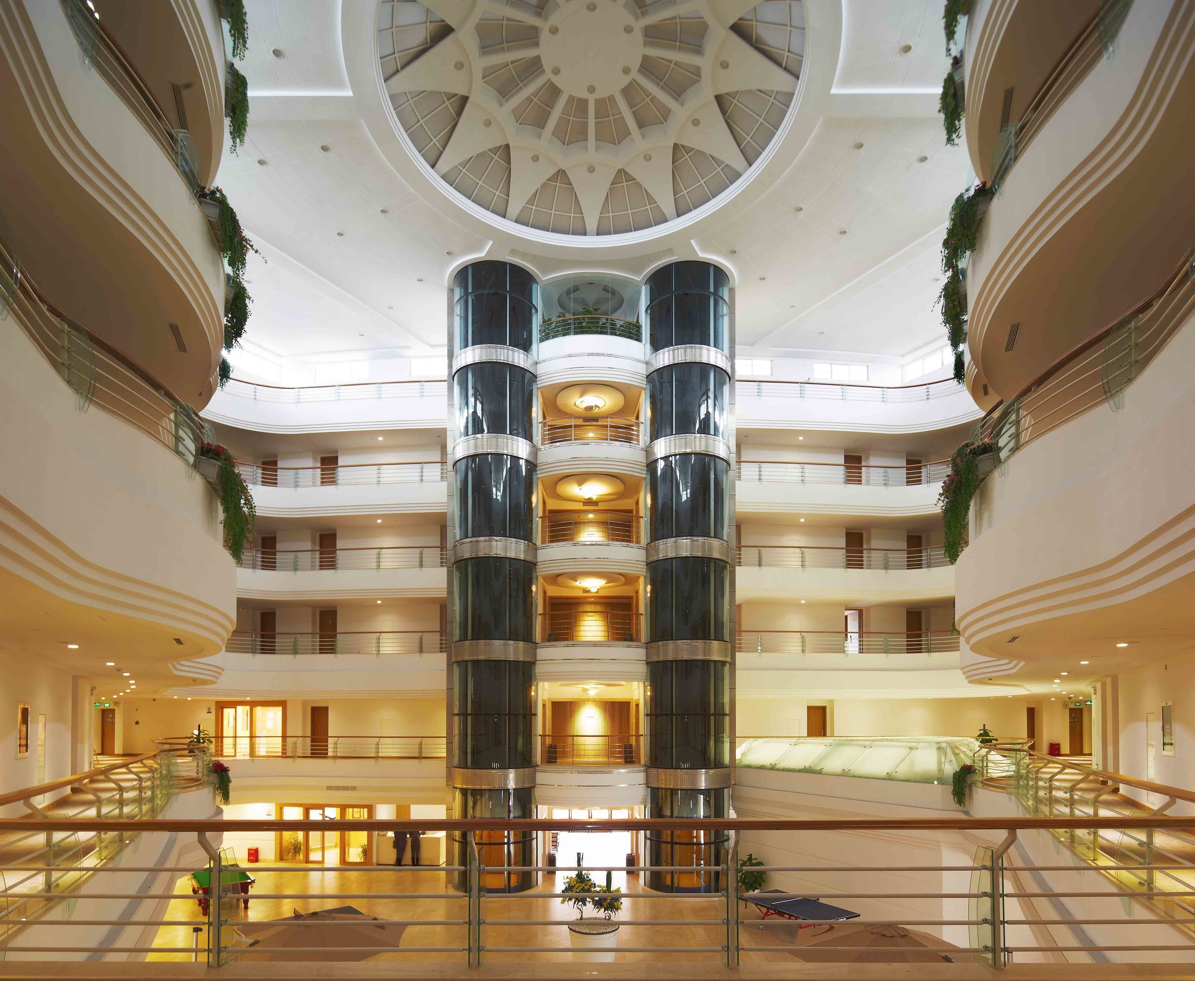 Interior entrance