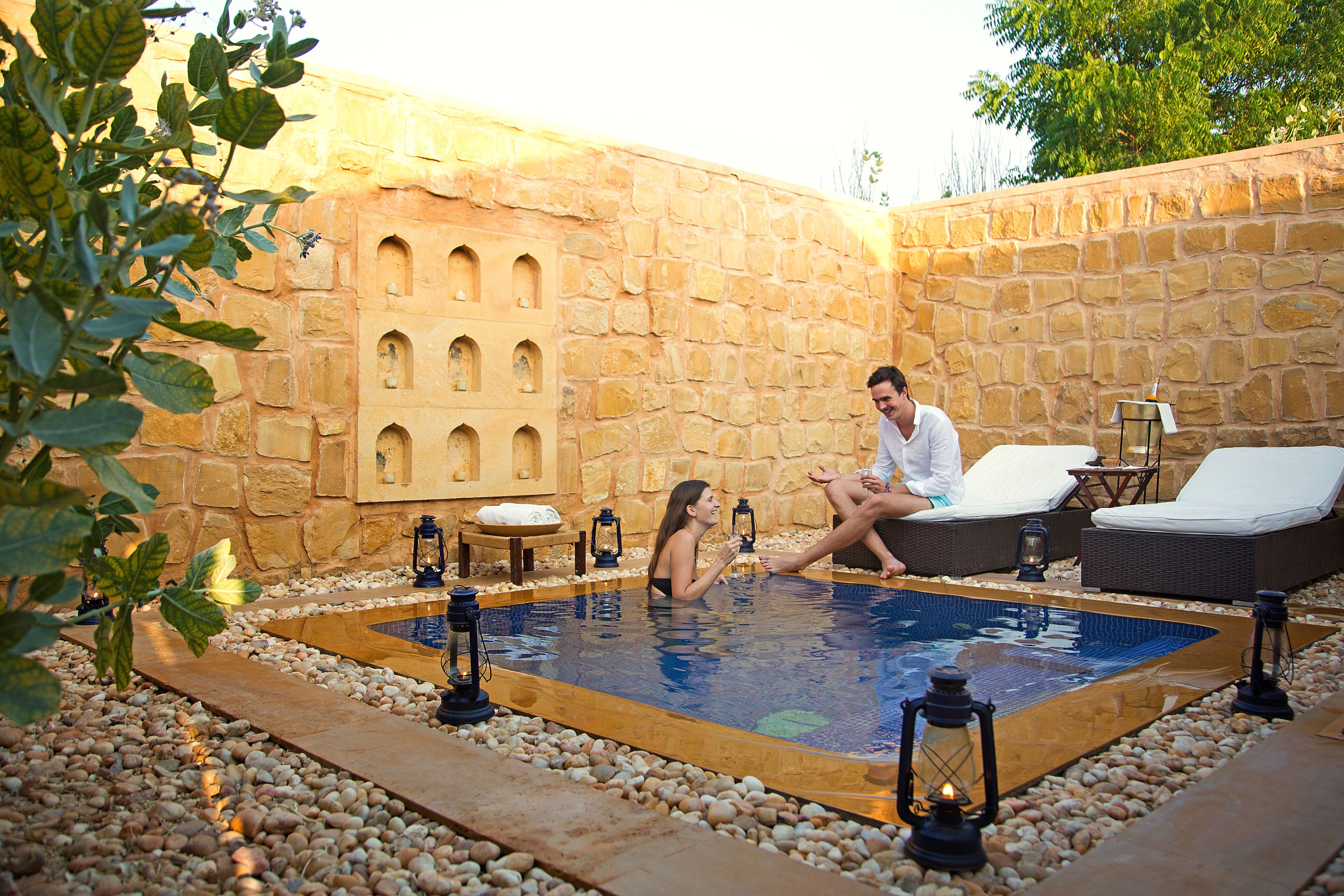 Seasonal outdoor pool