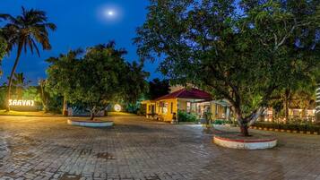 Front of property – evening/night