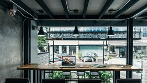 Sala de estar en el lobby