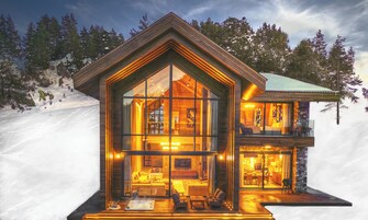 Luxury Villa, 4 Bedrooms, Mountain View | Minibar, in-room safe, desk, laptop workspace