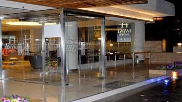 Front of property - evening/night