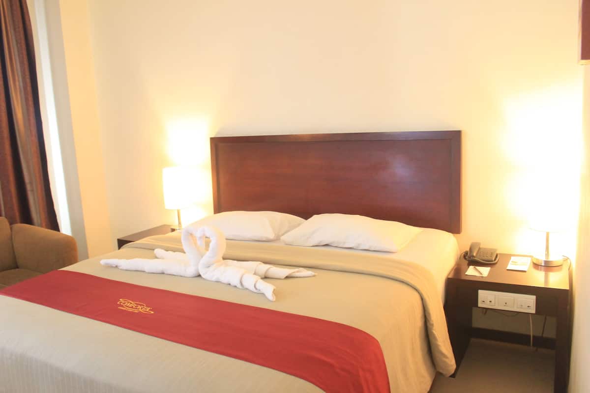 In-room safe, desk, blackout curtains, iron/ironing board