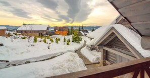 Vistas al campo desde el alojamiento
