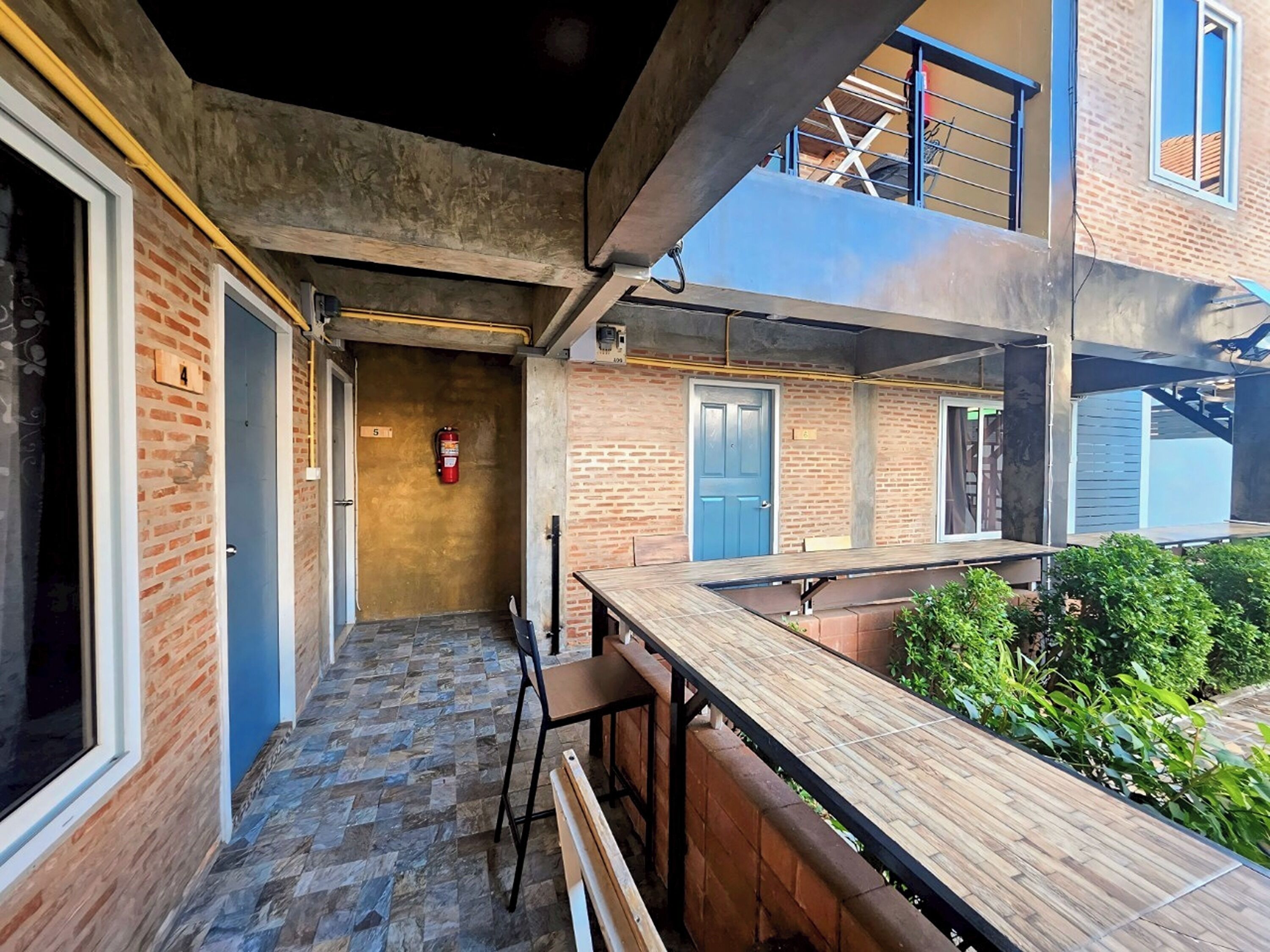 Façade de l’hébergement