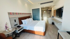 Kamar Klub | 1 kamar tidur, seprai katun Mesir, dan seprai premium