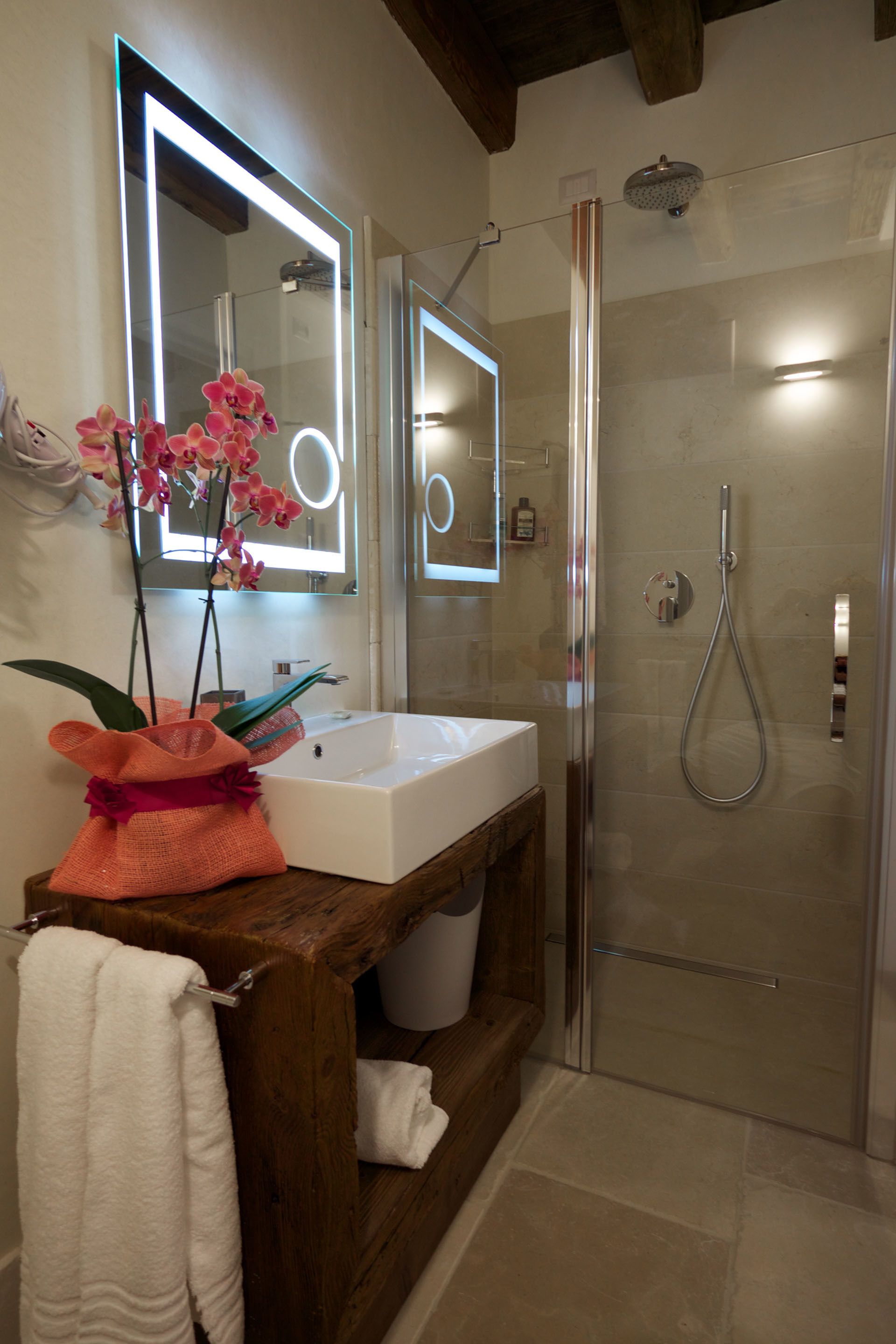 shower, free toiletries, hair dryer, bidet