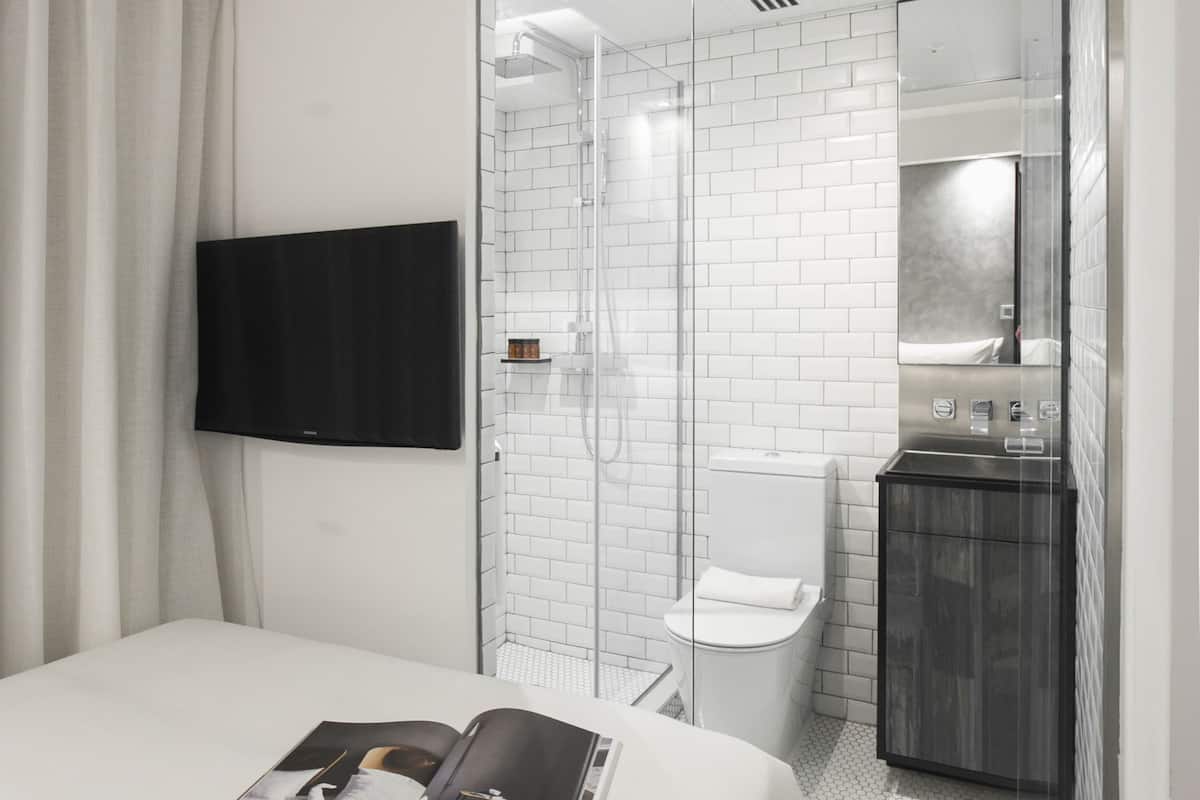 Premium bedding, down comforters, pillowtop beds, in-room safe