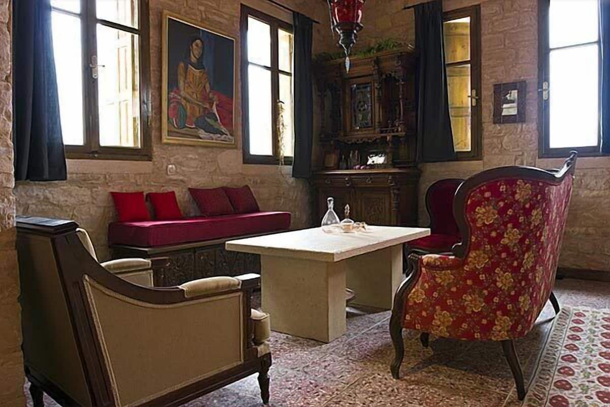 Villa, 2 Bedrooms, Private Pool (Kantinella) | Living area | 42-inch flat-screen TV with satellite channels, TV, DVD player