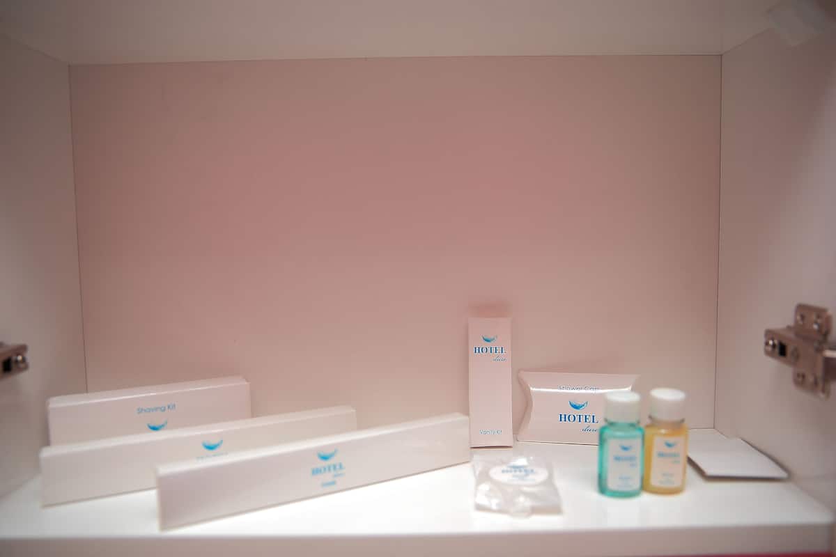 shower, free toiletries, hair dryer, bathrobes