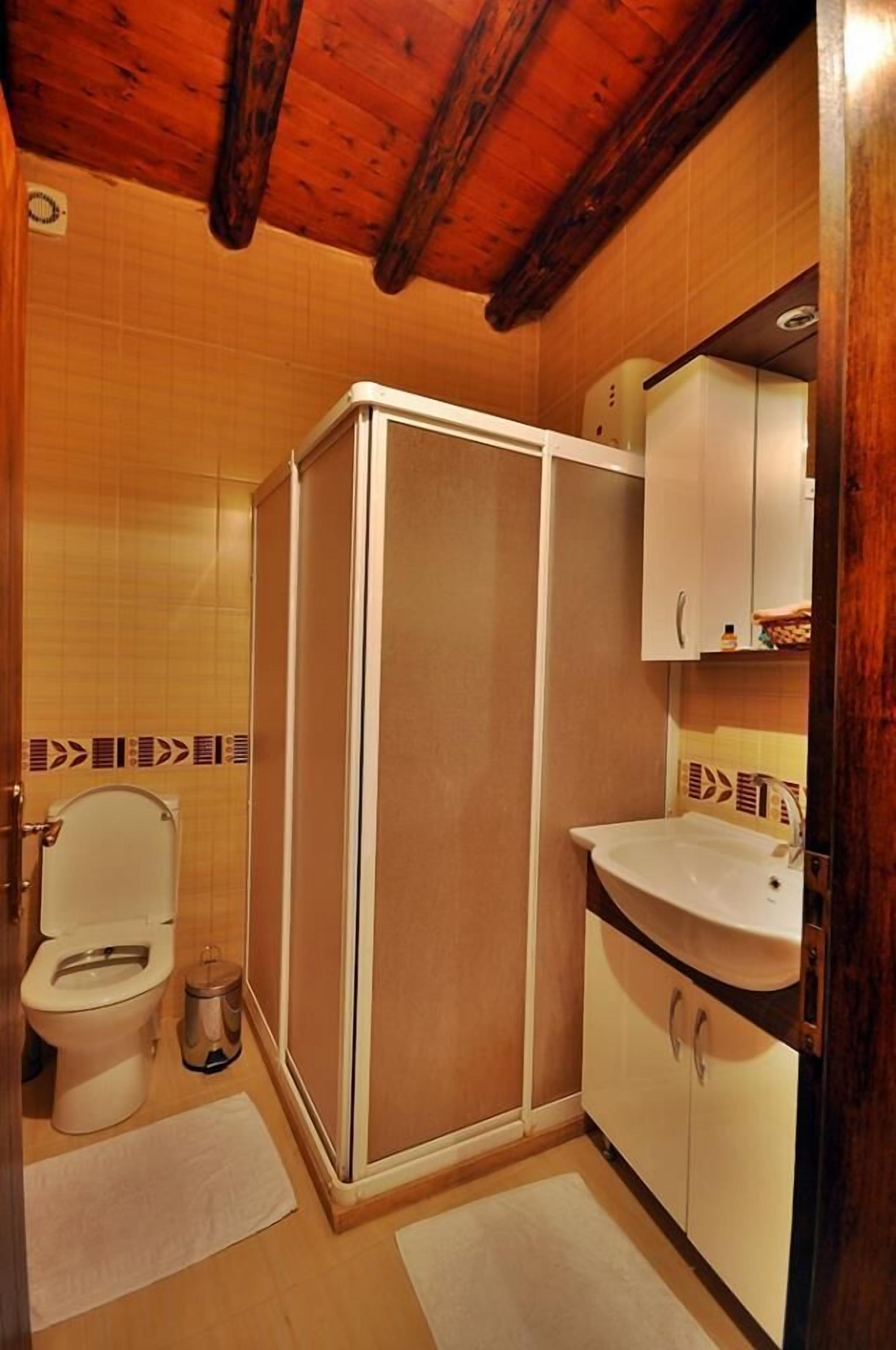 free toiletries, hair dryer, bathrobes, slippers