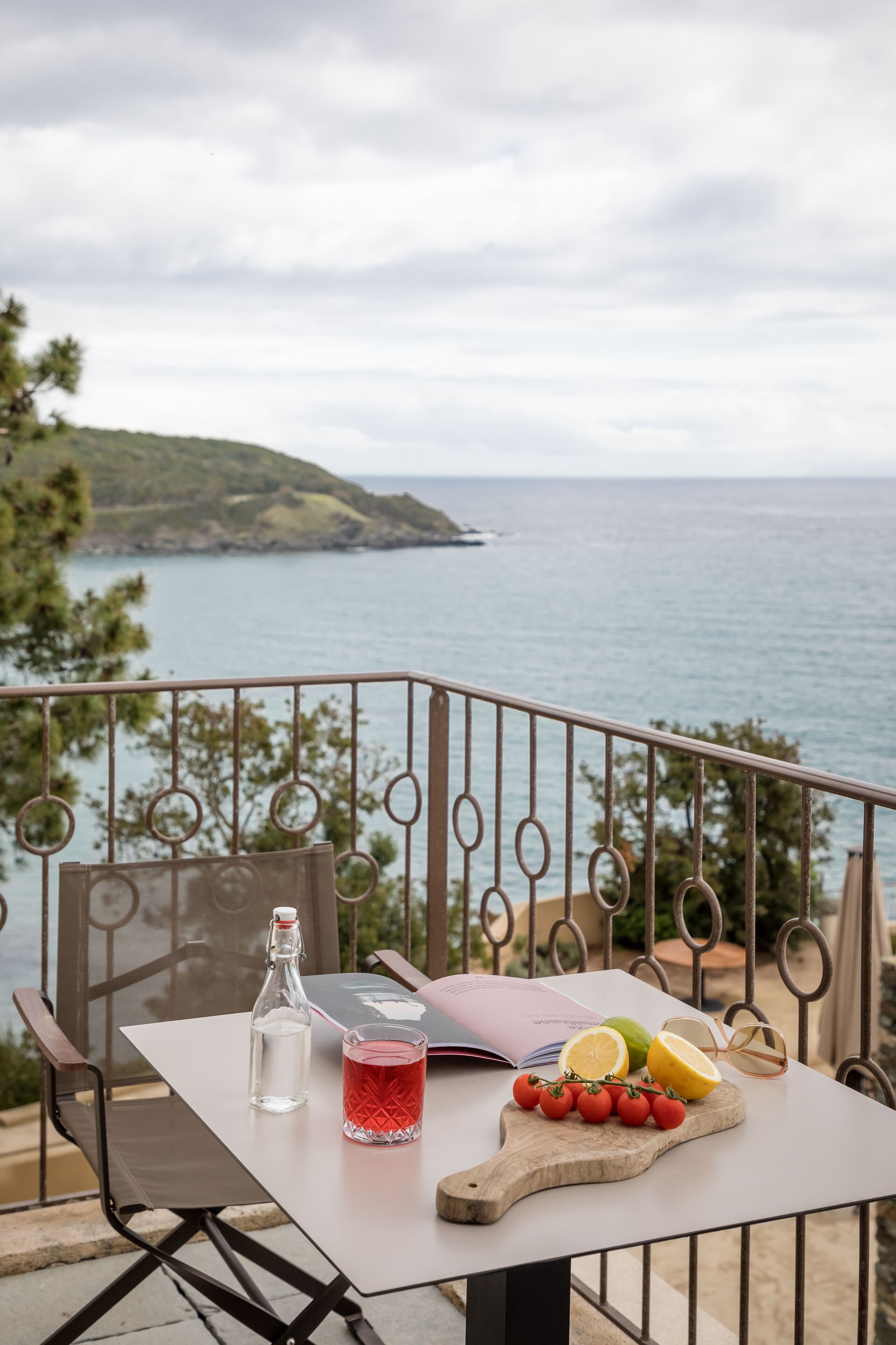 deluxe double room, sea view | terrace/patio