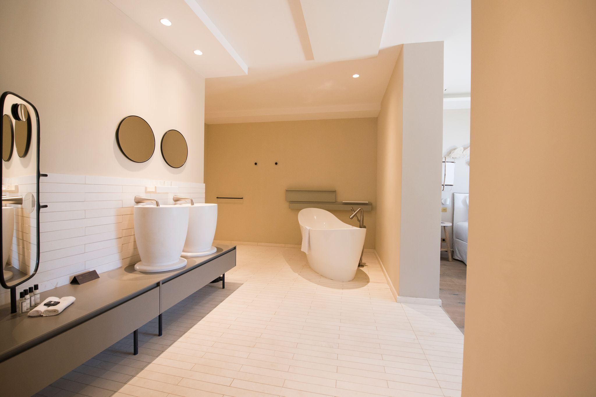 suite | bathroom | free toiletries, hair dryer, bathrobes, slippers