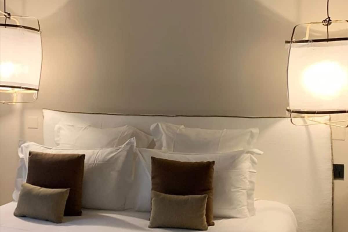 Villa Minerbio | Sengetøy av topp kvalitet, minibar, safe på rommet og skrivebord