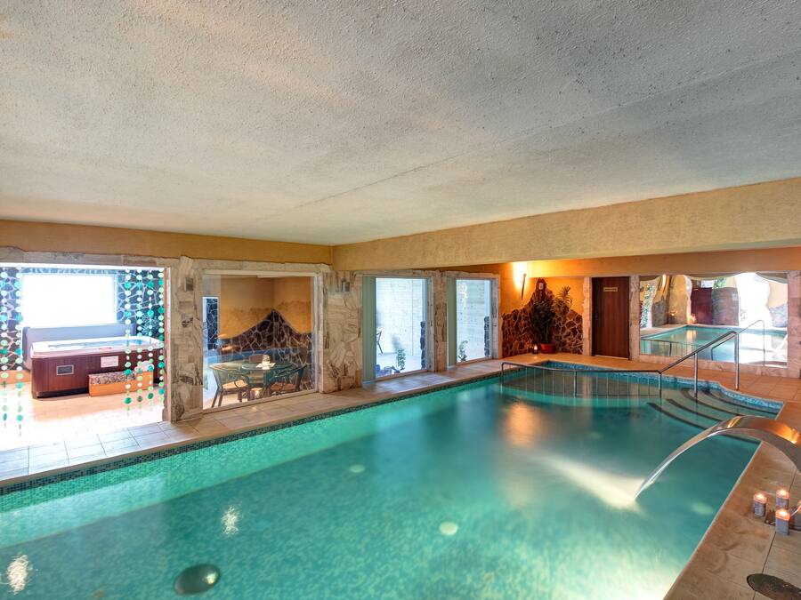Indoor pool, seasonal outdoor pool