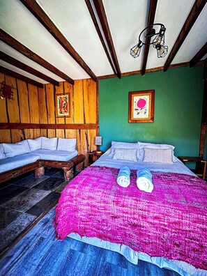 Cabin, 1 Bedroom | Iron/ironing board, free WiFi, bed sheets