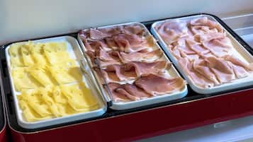 Daily buffet breakfast (EUR 10 per person)