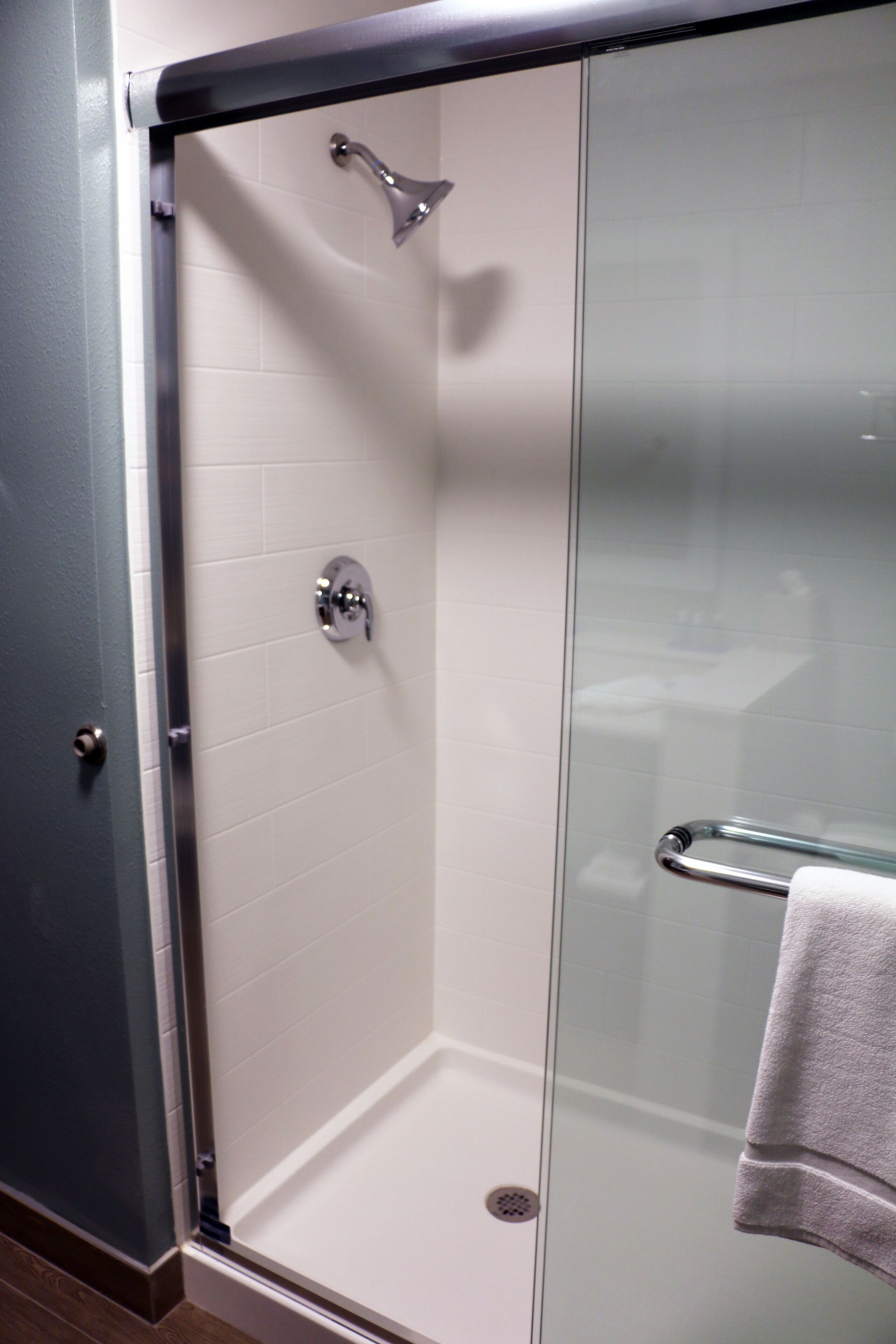 free toiletries, hair dryer, towels