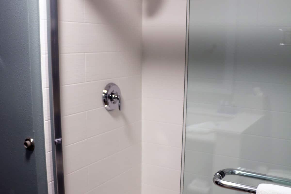 free toiletries, hair dryer, towels