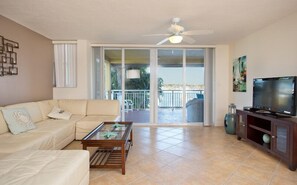 Condo, 2 Bedrooms, Balcony, Sea View (Harbor Island) | Living area - Key West Vacation Properties & Realty (Key West)