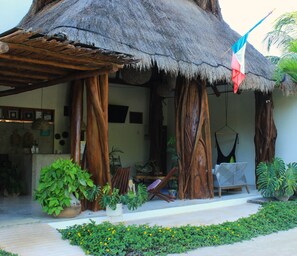 Entrada de la propiedad