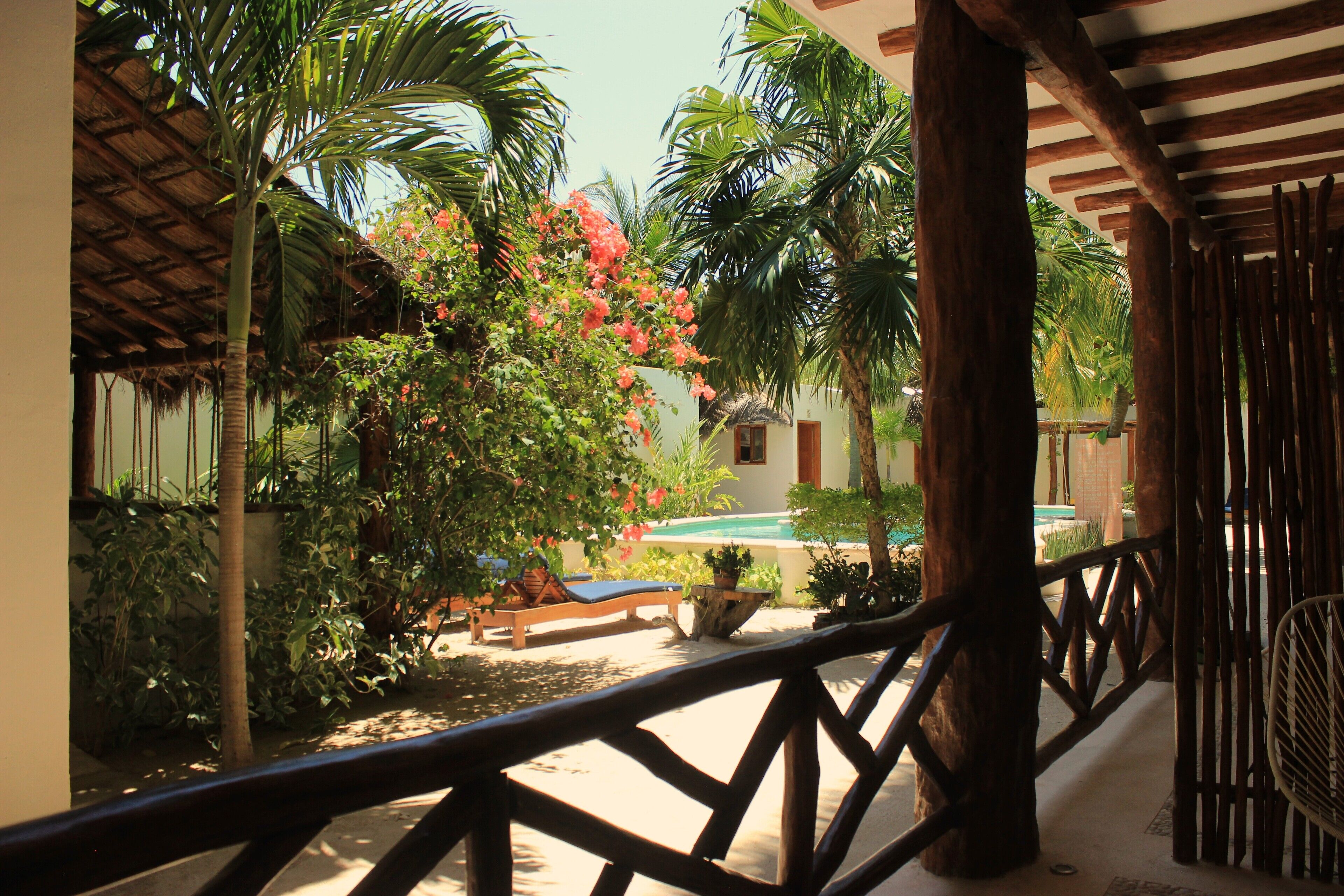 standard room, pool view | terrace/patio
