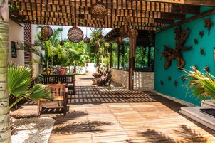 Zona de estar del vestíbulo