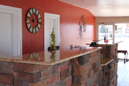 Recepción. Century 21 Motel