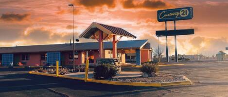 Voorkant van accommodatie