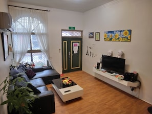 Interior entrance
